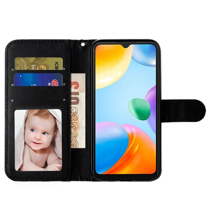 For Samsung Galaxy S23 Ultra 3D Pattern Printing PU Leather Flip Wallet Case Stand Magnetic Shockproof Protective Phone Cover with Strap - Leopard - 2
