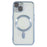 For iPhone 15 Magnetic Case CD Veins Glass Lens Guard TPU Phone Back Cover - Blue - 3