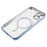 For iPhone 15 Magnetic Case CD Veins Glass Lens Guard TPU Phone Back Cover - Blue - 6