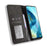 For Oukitel C68 Leather Case Wallet Stand Retro Texture Phone Cover - Black - 6