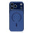 For iPhone 17 Pro Case Compatible with MagSafe Precise Cutout TPU PC PU Phone Cover - Blue - 3