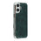For iPhone 17 Case Crocodile Texture PU Leather Coated PC + TPU Electroplating Phone Cover - Green - 1