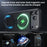 For iPhone 17 Pro Case Compatible with MagSafe PC + TPU Phone Cover Ring Holder Carbon Fiber Texture - Black - 4