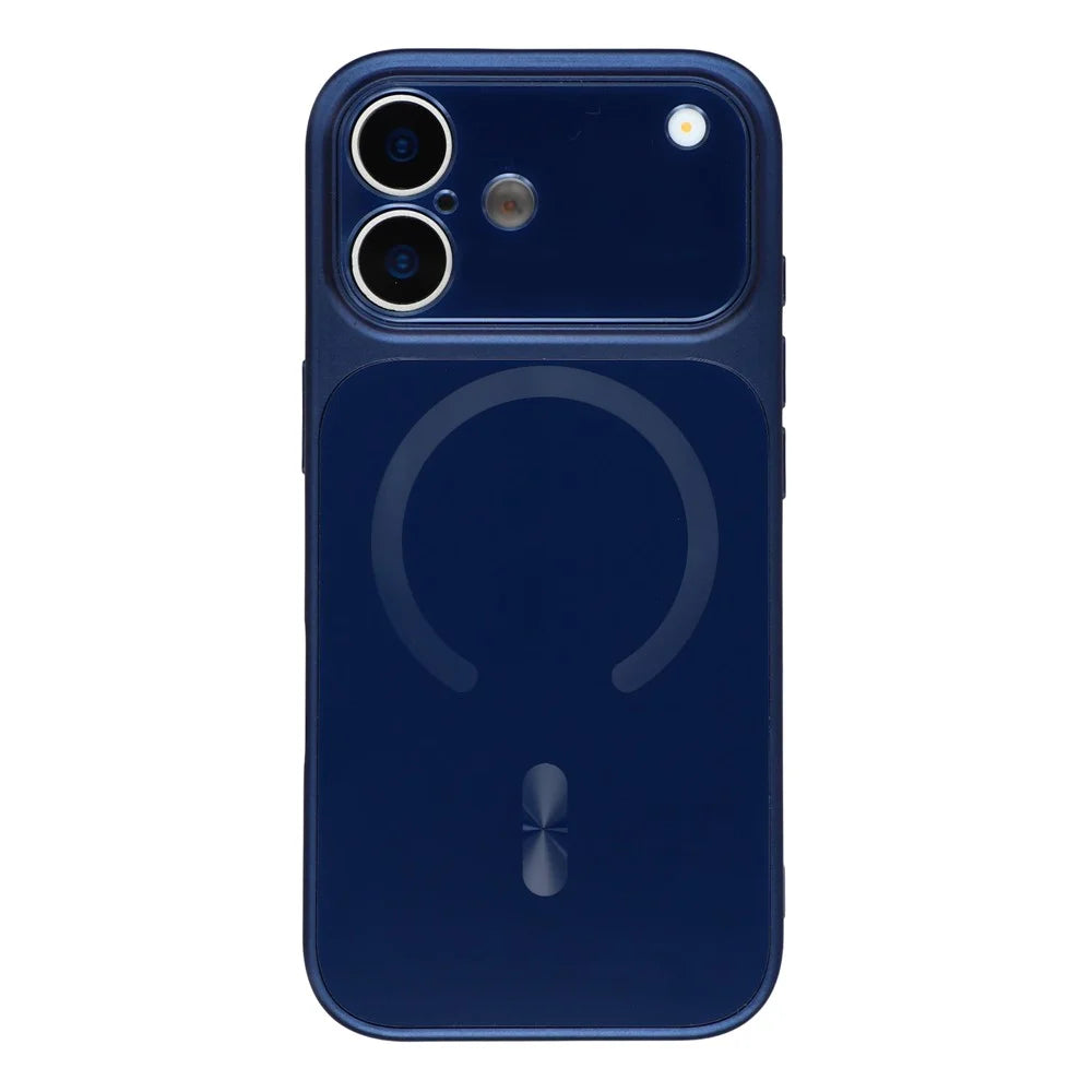 For iPhone 17 Case Compatible with MagSafe Anti Scratch TPU + PC Phone Cover - Blue - 1
