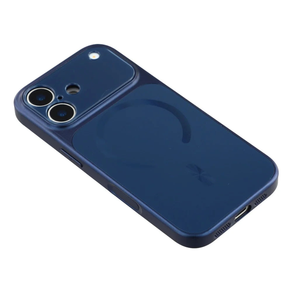 For iPhone 17 Case Compatible with MagSafe Anti Scratch TPU + PC Phone Cover - Blue - 4