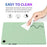 For Samsung Galaxy Tab A11+ Case Liquid Silicone Anti-Scratch Tablet Cover - Green - 4
