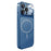For iPhone 16 Pro Case Compatible with MagSafe AG Matte Glass Shockproof Phone Cover - Titanium Blue - 1