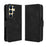 For Oukitel C68 Leather Case Phone Wallet Cover with Multiple Card Slots - Black - 1