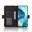 For Oukitel C68 Leather Case Phone Wallet Cover with Multiple Card Slots - Black - 5