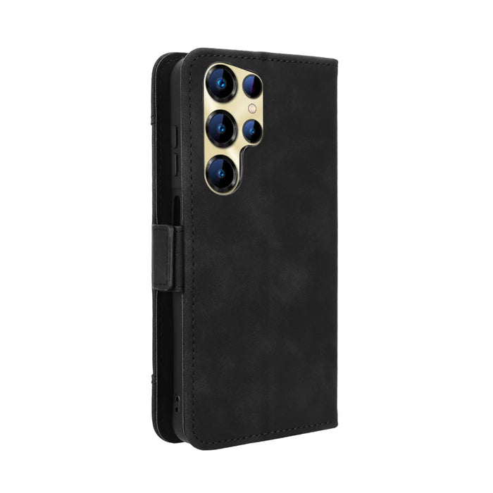 For Oukitel C68 Leather Case Phone Wallet Cover with Multiple Card Slots - Black - 7