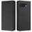 For Google Pixel 10a Leather Case RINACASIS RC01 Phone Cover with RFID Blocking Wallet Stand - Black - 1
