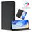 For Google Pixel 10a Leather Case RINACASIS RC01 Phone Cover with RFID Blocking Wallet Stand - Black - 6