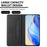 For Google Pixel 10a Leather Case RINACASIS RC01 Phone Cover with RFID Blocking Wallet Stand - Black - 7