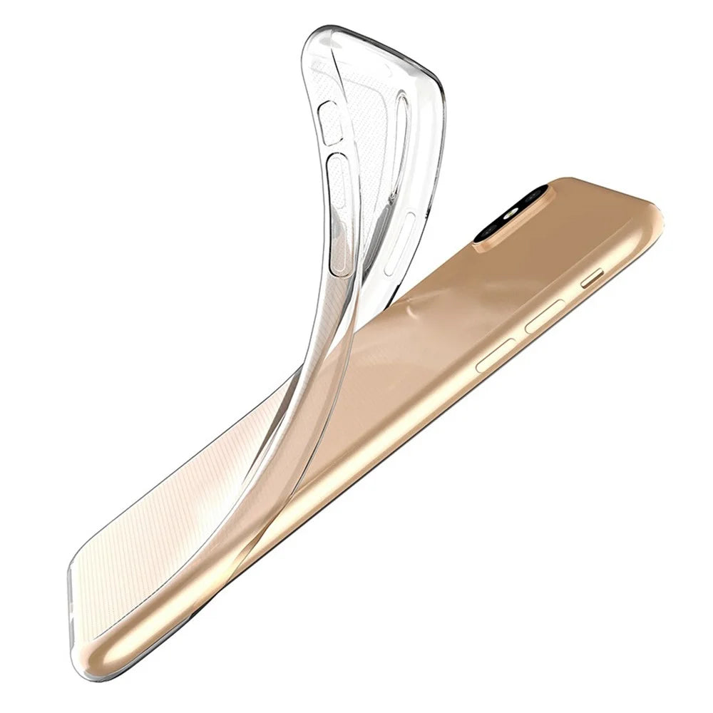 For iPhone X / XS 5.8 inch Ultra Slim Super Clear Anti-Scratch Cell Phone Case Shockproof Flexible TPU Cover - 2
