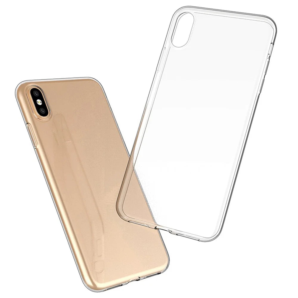 For iPhone X / XS 5.8 inch Ultra Slim Super Clear Anti-Scratch Cell Phone Case Shockproof Flexible TPU Cover - 7