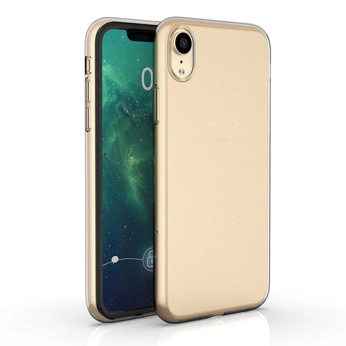 For iPhone XR 6.1 inch Ultra Slim Super Clear TPU Cell Phone Case Drop-Proof Protective Back Cover - 1