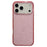 For iPhone 17 Pro Max Case 2.0MM TPU PC Glitter Protective Phone Back Cover - Transparent Pink - 1