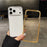 For iPhone 17 Pro Max Case 2.0MM TPU PC Glitter Protective Phone Back Cover - Transparent Pink - 6