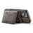 MAGKING K4 Series For iPhone 16 Pro Case Compatible with MagSafe Detachable Wallet PU TPU PC Phone Cover - Coffee - 2
