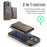 MAGKING K4 Series For iPhone 16 Pro Case Compatible with MagSafe Detachable Wallet PU TPU PC Phone Cover - Coffee - 5