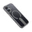 For iPhone 17 Case Compatible with MagSafe Rotating Straight Kickstand TPU + PC Matte Phone Cover - Grey - 1