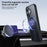 For iPhone 17 Case Compatible with MagSafe Rotating Straight Kickstand TPU + PC Matte Phone Cover - Grey - 2