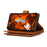 For Samsung Galaxy S26 Ultra Case Split Leather Magnetic Wallet Phone Protector with Wrist Strap - Brown - 3