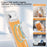 For iPhone Air Case Compatible with MagSafe Skin Touch TPU PC Phone Back Cover - Orange - 4