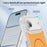 For iPhone Air Case Compatible with MagSafe Skin Touch TPU PC Phone Back Cover - Orange - 5