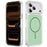 For iPhone 18 Pro / 17 Pro Case Compatible with MagSafe Skin Touch TPU PC Phone Back Cover - Green - 1