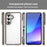For Samsung Galaxy S26 Case TPU + Acrylic Phone Back Cover Anti Yellowing - Black - 6
