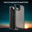 For iPhone 15 Plus  /  14 Plus Case Skin Touch Matte Anti Drop TPU PC Phone Back Cover - Black - 4