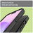 For iPhone 15 Plus  /  14 Plus Case Skin Touch Matte Anti Drop TPU PC Phone Back Cover - Black - 5