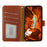 For Sony Xperia 10 VII Case RFID Blocking Wallet Litchi Texture Leather Phone Cover Magnetic Clasp - Brown - 2