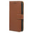 For Sony Xperia 10 VII Case RFID Blocking Wallet Litchi Texture Leather Phone Cover Magnetic Clasp - Brown - 6