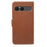 For Sony Xperia 10 VII Case RFID Blocking Wallet Litchi Texture Leather Phone Cover Magnetic Clasp - Brown - 7