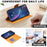 For Samsung Galaxy S26+ Case Shockproof PU Leather Cover with Wallet Card Slots - Yellow - 5