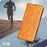 For Samsung Galaxy S26+ Case Shockproof PU Leather Cover with Wallet Card Slots - Yellow - 7