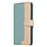 BINFEN COLOR For Samsung Galaxy A57 5G Leather Case  Splicing Color RFID Blocking Wallet Stand Phone Cover - Green - 2