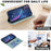 BINFEN COLOR For Samsung Galaxy A57 5G Leather Case  Splicing Color RFID Blocking Wallet Stand Phone Cover - Green - 6