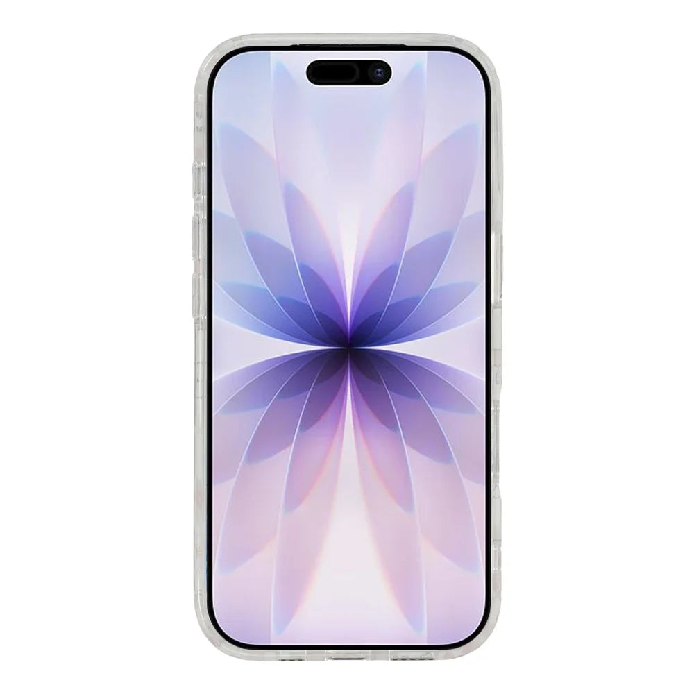 For iPhone 17 Case Compatible with MagSafe Embedded Rhinestones IMD Pattern TPU PC Phone Back Cover - Butterfly - 2