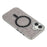 For iPhone 17 Case Compatible with MagSafe IMD Glitter Glacier Texture TPU PC Phone Back Cover - Transparent Black - 5