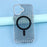 For iPhone 17 Case Compatible with MagSafe IMD Glitter Glacier Texture TPU PC Phone Back Cover - Transparent Black - 6