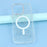 For iPhone 16 Pro Max Case Compatible with MagSafe IMD Glitter Glacier Texture TPU PC Phone Back Cover - Transparent - 6