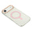 For iPhone Air Case Compatible with MagSafe PC + TPU + Acrylic Anti-Drop IMD Phone Cover - Pink - 4