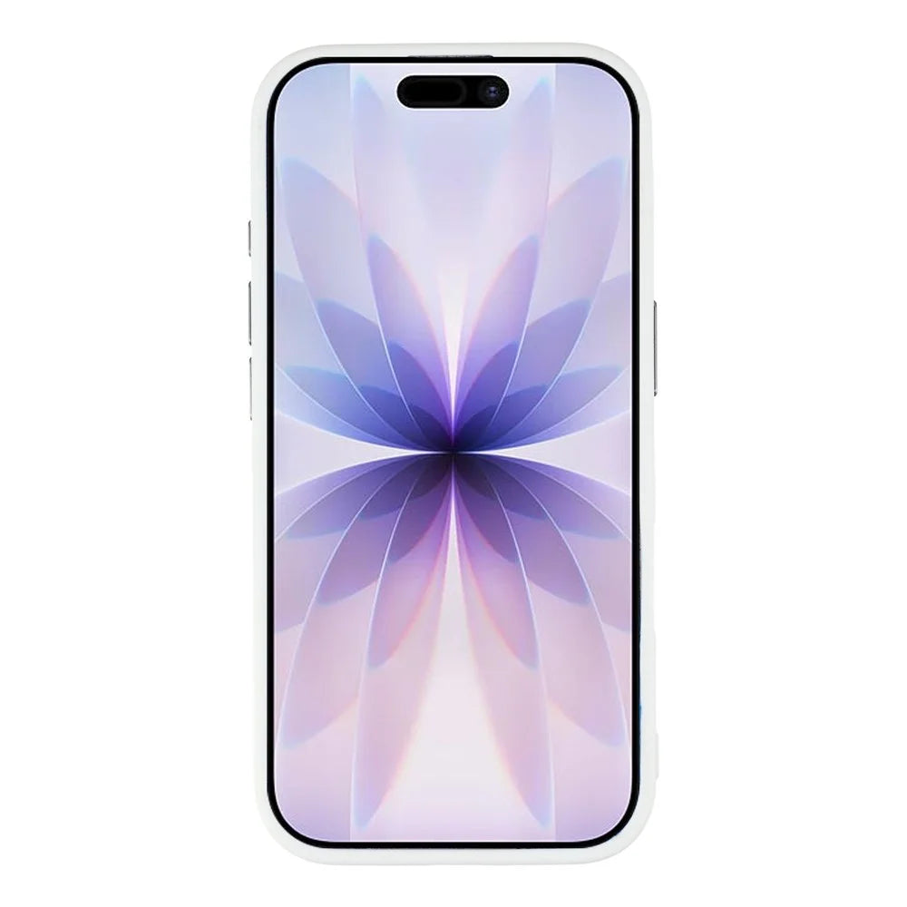 For iPhone 17 Case Star Texture Heat Dissipation Acrylic TPU Phone Back Cover - White - 2