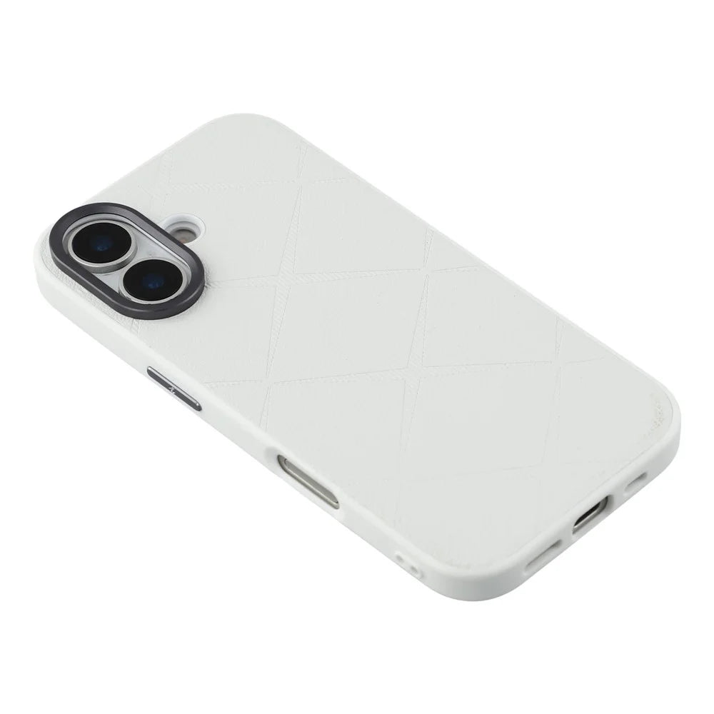 For iPhone 17 Case Star Texture Heat Dissipation Acrylic TPU Phone Back Cover - White - 4
