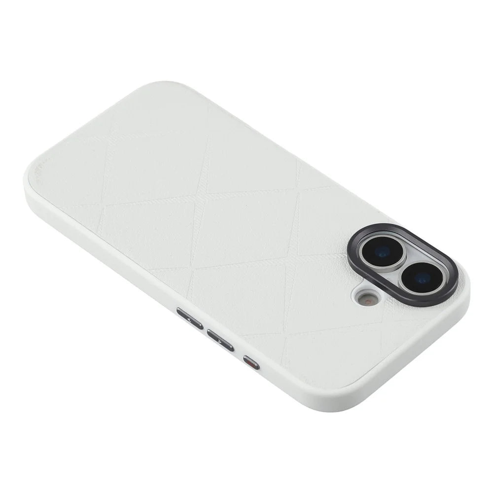 For iPhone 17 Case Star Texture Heat Dissipation Acrylic TPU Phone Back Cover - White - 5