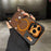 For iPhone 17 Pro Case Compatible with MagSafe Lens Kickstand Skin Touch PC TPU Phone Cover - Orange - 3