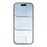 For iPhone Air Magnetic Case IMD Flower Pattern TPU + PC Clear Back Phone Cover - Style B - 2